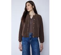 Street One Studio Frauen Teddy-Blouson in Braun, Gr: 46