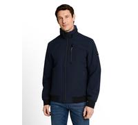 Blouson TOM TAILOR, Herren, Gr. M, sky captain blau, Sweatware, Obermaterial: 100% Polyester. Futter: 100% Polyester, unifarben, regular fit hüftbedeckend, Rundhals, Flachstrickbündchen, Jacken Blouso