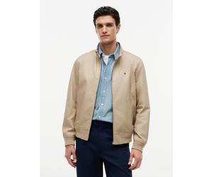 Blouson TOMMY HILFIGER "CLASSIC HARRINGTON", Herren, Gr. XL, beige (batique khaki), Web, Obermaterial: 100% Baumwolle. Futter: 100% Baumwolle, regular fit normal, Rippstrickbündchen, Jacken Blouson (6