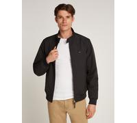 Blouson TOMMY HILFIGER "HARRINGTON JACKET", Herren, Gr. XXL, schwarz, Web, Obermaterial: 54% Elastomultiester, 46% Polyester, normal hüftlang, Rippbündchen, Jacken Blouson (50603563-XXL) schwarz