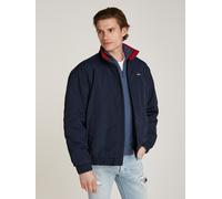 Blouson TOMMY JEANS "TJM ESSENTIAL PADDED JACKET EXT", Herren, Gr. S, blau (schwarz night navy), Web, Obermaterial: 100% Polyamid, unifarben, Basic, elastischer Bund, Jacken Blouson, mit Stehkragen (8
