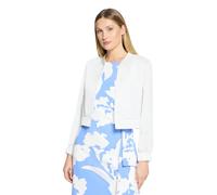 Blouson VERA MONT "Damen langarm", Damen, Gr. 38, weiß (rohweiß), Satin, Obermaterial: 100% Polyester; Futter: 100% Polyester, festlich, lässig geschnitten, Jacken Blouson (78140052-38) rohweiß