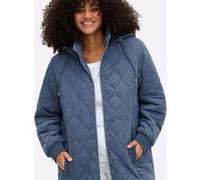 Blouson SHEEGO, Damen, Gr. 48, rauchblau, 89% Polyester, 11% Polyamid, Bündchen:95% Polyester, 5% Elasthan, Kapuzenfutter:100% Polyester, Wattierung:100% Polyester, unifarben, Jacken Blouson (25402209