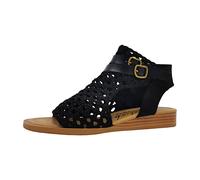 Blowfish Sandale Anuella BF10760022 Schwarze Mikrofaser Damen EU 40