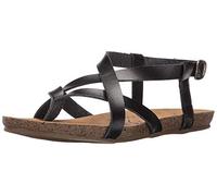 Blowfish Granola Damen-Sandalen, flach, Schwarz - Black Dyecut Pu - Größe 10