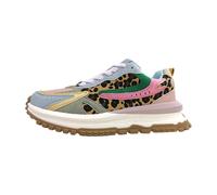 Blowfish Malibu Leo Schnürschuhe für Damen, Blau/Leopardenmuster, Mittel, EU 36