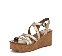 Blowfish Malibu Aurora Keilsandalen für Damen, Gold, Mittel, EU 38