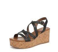 Blowfish Malibu Aurora Keilsandalen für Damen, Schwarz, Mittel, EU 36