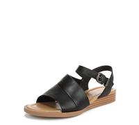 Blowfish Malibu Damen Ardice Flache Sandals, Schwarzes Kunstleder, Mittel Fit, EU 40