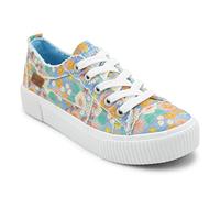 Blowfish Malibu Damen Clay Sneaker, Blue Daisy Craze Leinwand, 38 EU