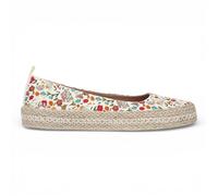 Blowfish Malibu Damen Floral White Ballet Flats Ballerina Freizeitschuhe - Benita US 39