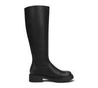Blowfish Malibu Damen hohe Reitstiefel aus schwarzem Kunstleder - Venice Tall EU41