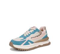 Blowfish Malibu Damen Retro-Sneaker zum Schnüren, Rosa/Blau, Leo EU 37 / UK 4