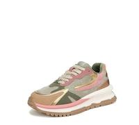 Blowfish Malibu Damen Leo Schnürschuhe, Grün/Rosa, Mittel Fit, EU 36