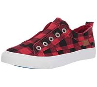 Blowfish Malibu Damen Play Canvas Sneaker, Red Buffalo Check, 39.5 EU