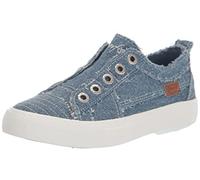 Blowfish Malibu Damen Play Sneaker, Light Stone Washed Denim, 42.5 EU