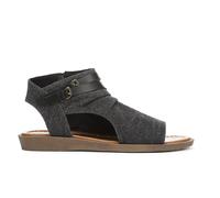 Blowfish Malibu Damen-Sandalen mit Riemchen und niedrigem Keilabsatz, Anthrazit, Denver EU 39/UK 6