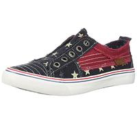 Blowfish Malibu Damen Spielen Turnschuh, Marineblau mit Sternenmotiv, 38 EU