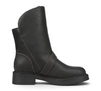 Blowfish Malibu Damen Winter-Bikerstiefel aus schwarzem Kunstleder - Venice-Cozy US 39