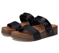 Blowfish Malibu Große Sandale für Damen, Black Dile/Dyecut, 38.5 EU
