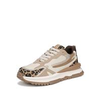 Blowfish Malibu Leo Damen-Sneaker, Goldfarbener Leopard, 37.5 EU