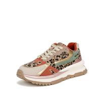 Blowfish Malibu Leo Damen-Sneaker mit Schnürung, Leopard, 36 EU