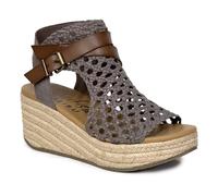 Blowfish Malibu Lorrah Damen-Sandalen aus Mikrofaser mit Keilabsatz, Kupferhaze, 40 EU