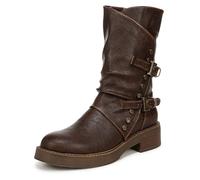 Blowfish Malibu Venice Damen Motorradstiefel mit Nieten, Schwarz, 39.5 EU