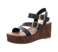 Blowfish Plateau Sandaletten für Damen, schwarz, Größe 39 EU