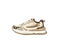Blowfish Malibu Leo Damen-Sneaker, Goldfarbener Leopard, 42 EU