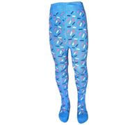 BLS Organic Rod Design Kinderstrumpfhose Blau 98-104