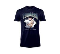 BLT DISTRIBUTION SRL Captain Tsubasa T-Shirt, Captain Tsubasa, Uni-T-Shirt für Erwachsene, Uni, Cartoon-Anime., Marineblau, L
