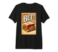 BLT Sandwich mit Specksalat und Tomaten Premium T-Shirt