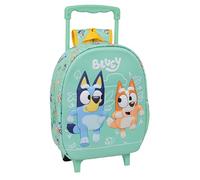 Blue 3D-Kinderrucksack mit Rädern, ideal für Kinder verschiedener Altersgruppen, bequem und vielseitig, Qualität und Widerstandsfähigkeit, 27 x 10 x 33 cm