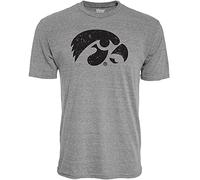 Blue 84 Herren Iowa Hawkeyes Tri-Blend T-Shirt Vintage Icon Heather Grey, Iowa Hawkeyes Heather Grey, XL