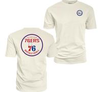 Blue 84 NBA Offiziell Lizenziertes T-Shirt, ringgesponnene Vorder- und Rückseite, Elfenbeinfarben