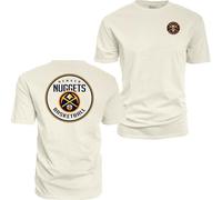 Blue 84 NBA Offiziell Lizenziertes T-Shirt, ringgesponnene Vorder- und Rückseite, Elfenbeinfarben