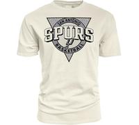 Blue 84 NBA Offiziell Lizenziertes T-Shirt Ringspun Triblock Ivory