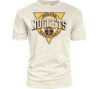 Blue 84 NBA Offiziell Lizenziertes T-Shirt Ringspun Triblock Ivory