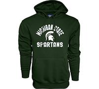 Blue 84 NCAA Michigan State Spartans Mens Hoodie Line Up Team Color, Michigan State Spartans Forest, Large