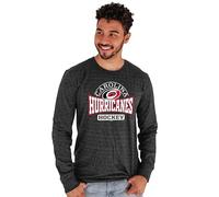 Blue 84 NHL Herren-T-Shirt, offizielles Lizenzprodukt, Tri-Blend Langarm-T-Shirt, Bärte