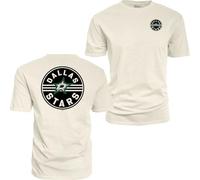 Blue 84 NHL Offiziell Lizenziertes T-Shirt, ringgesponnene Vorder- und Rückseite, elfenbeinfarben Puck