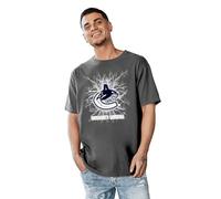 Blue 84 Offizielles Lizenz-T-Shirt von NHL Ringspun Electric Black