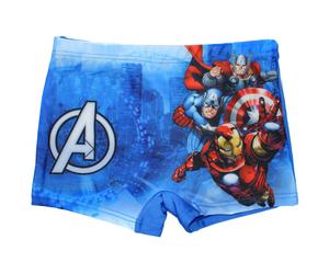 Blue Avengers Boxerkostüm - Alter 7-8