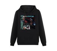 BLUE CAPTAIN Mikgr GZA Liquid Swords Black Tops Hoodie Hoody Hoodie Casual Printing Black L