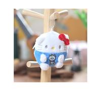 (Blue Cat Bead)Charmante Sanrio Cinnamoroll und Kuromi Plüschspielzeug Schlüsselanhänger Münztäschchen für Taschen