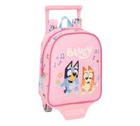 Safta Bluey Dance 6l 27x22x10 Cm Wheeled Backpack Rosa Kinder