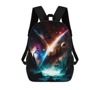 Blue Haze Rucksack 3D-gedruckter Kinderrucksack Schulrucksack Reiserucksack Mit Hohem Fassungsvermögen Kinderrucksack Rucksack 17inch