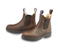 Blue Heeler Chelsea Boots Jackaroo mit Lammfell Braun 46