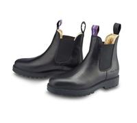 Blue Heeler Chelsea Boots Jackaroo mit Lammfell Schwarz 40